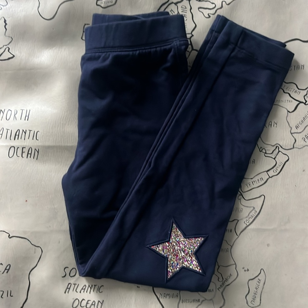 JCrew crewcut Kids Navy Star and Moon Leggings